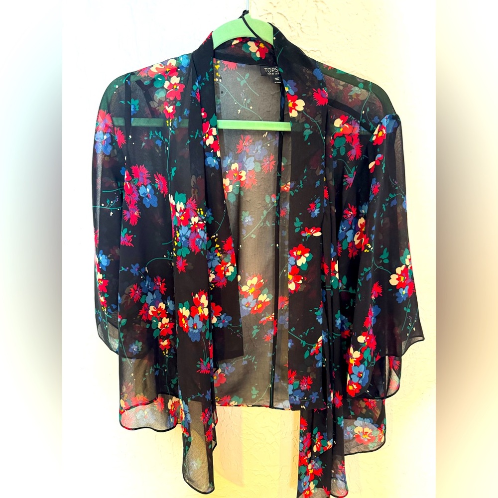 Sheer Floral Topshop Kimono